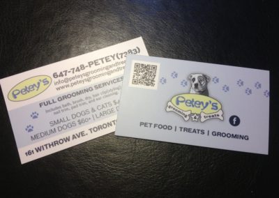 Sevens Created it: Petey's Grooming and Treats - Web and Print 1