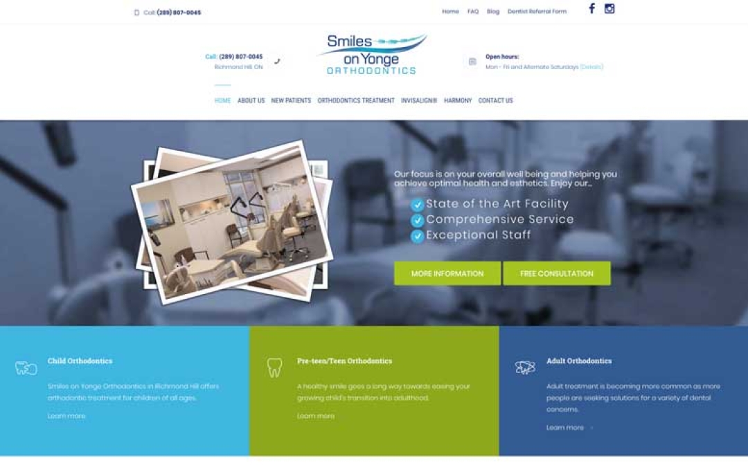Dental Office WordPress Web Design & Development
